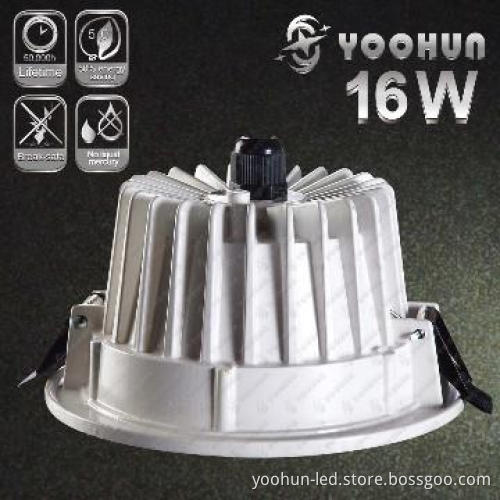 Most polular design 32W 24W 16W samsung led square downlight